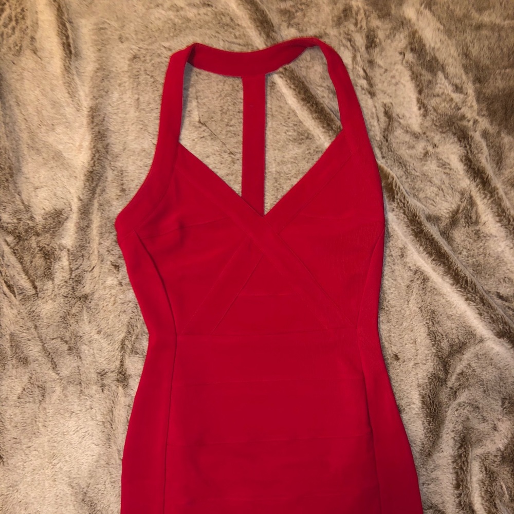 Red Tobi bodycon dress! Only worn once!